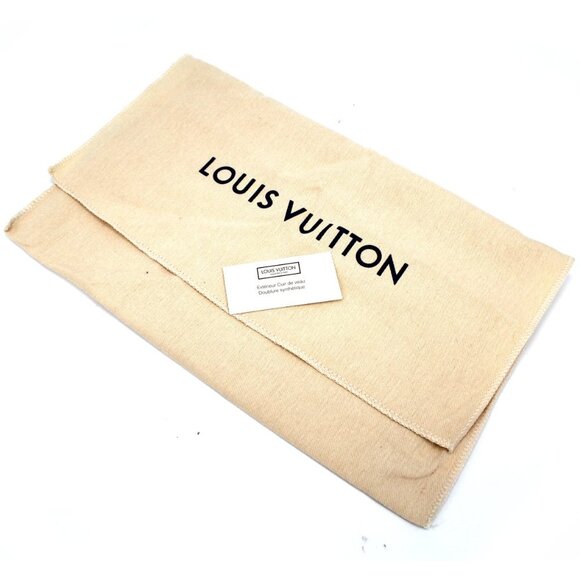 Louis Vuitton Pochette Jour Zip Around PM Taupe Calf Leather Pouch Clutch NEW - Picture 10 of 10